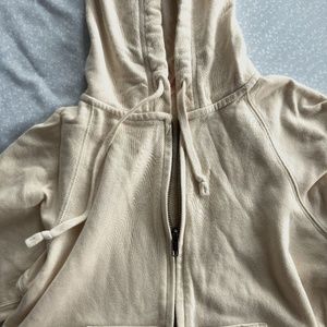 Beige Zip Up.
